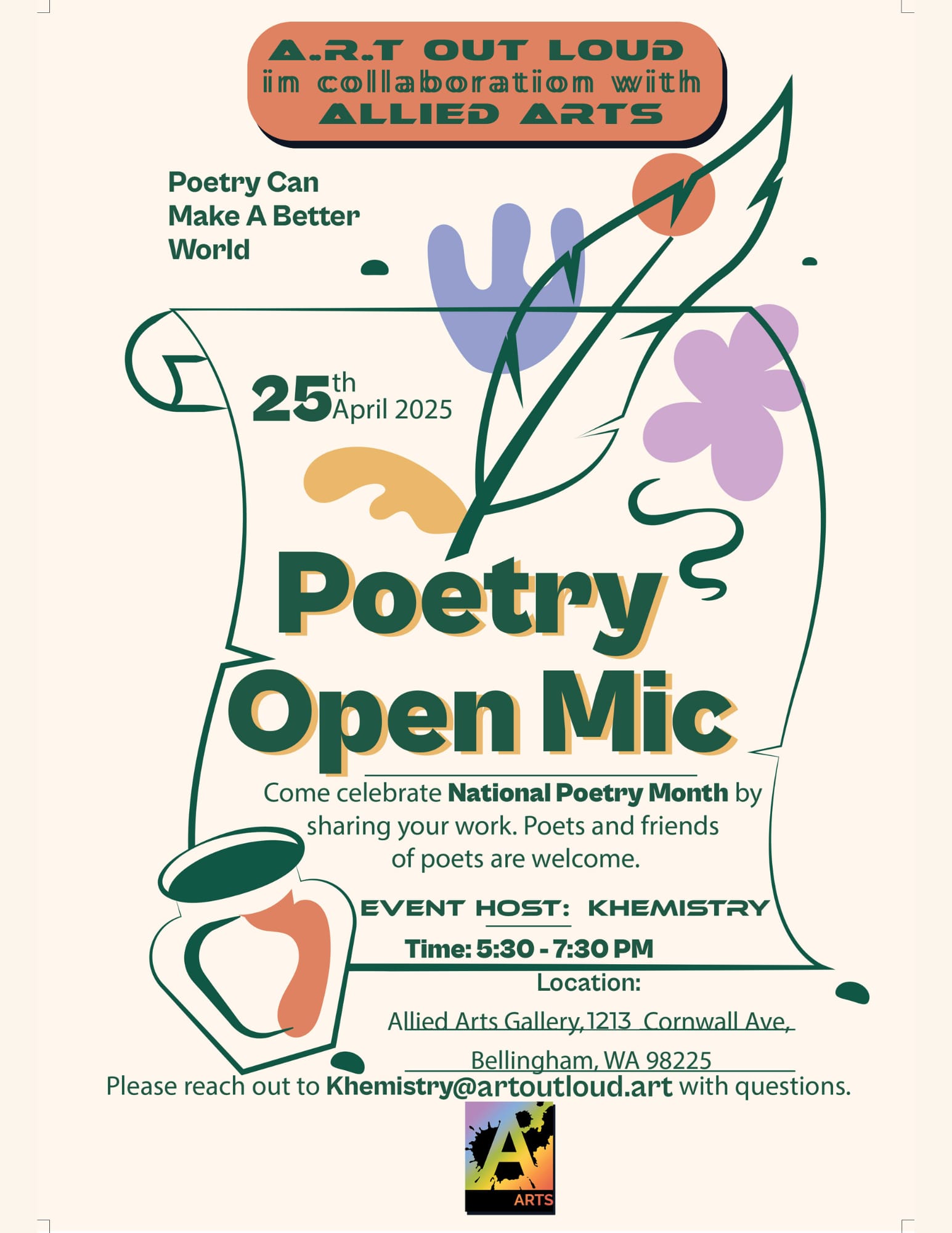 Healing Through Verse Flyer